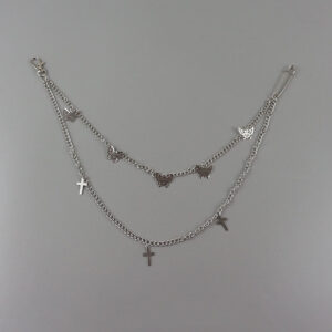 butterfly waist chain brooch
